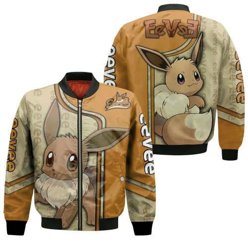 Eevee Pokemon Fan Bomber Jacket