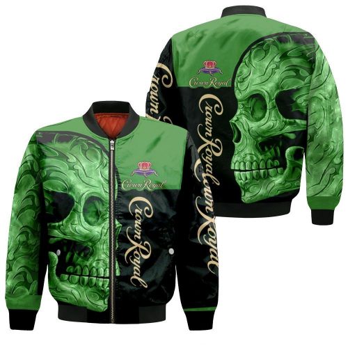 Crown Royal Skull Bomber Jacket