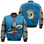 Kaonashi Haku Jiufen Village For Spirited Away Studio Ghibli Fan Bomber Jacket