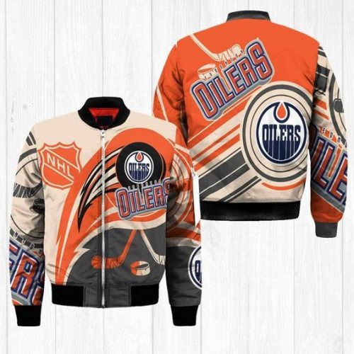 Edmonton Oilers Bomber Jacket