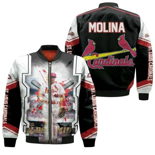 Albert Pujols 5 St Louis Cardinals For Fan Bomber Jacket