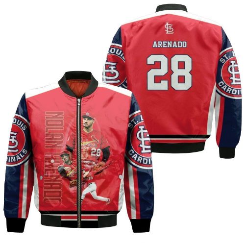 28 Arenado St Louis Cardinals Bomber Jacket