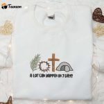 7-Day Embroidered Shirt & Thanksgiving Hoodie: B Gift for Men Women Holiday Gift Ideas