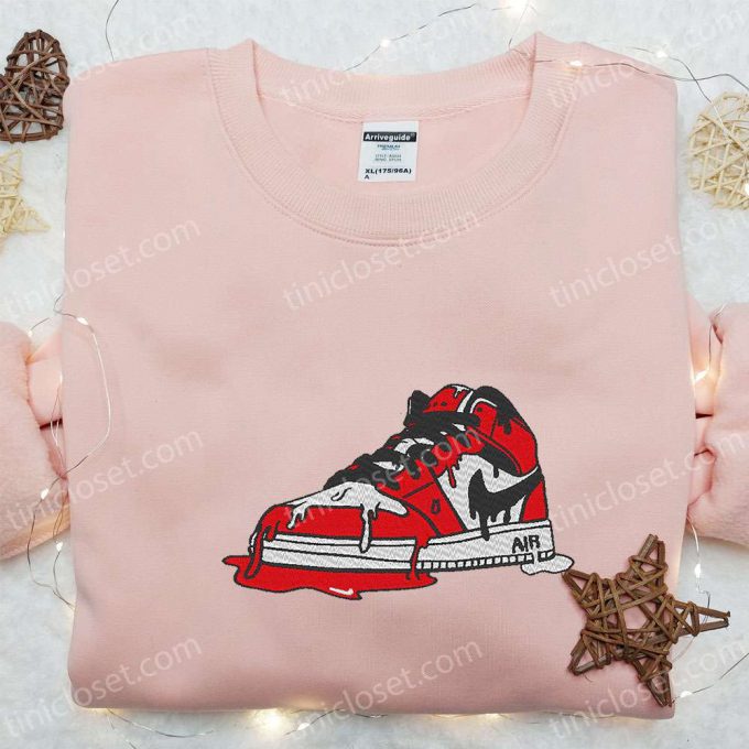 Air Jordan 1 X Nike Embroidered Shirt: Custom Birthday Gift Ideas