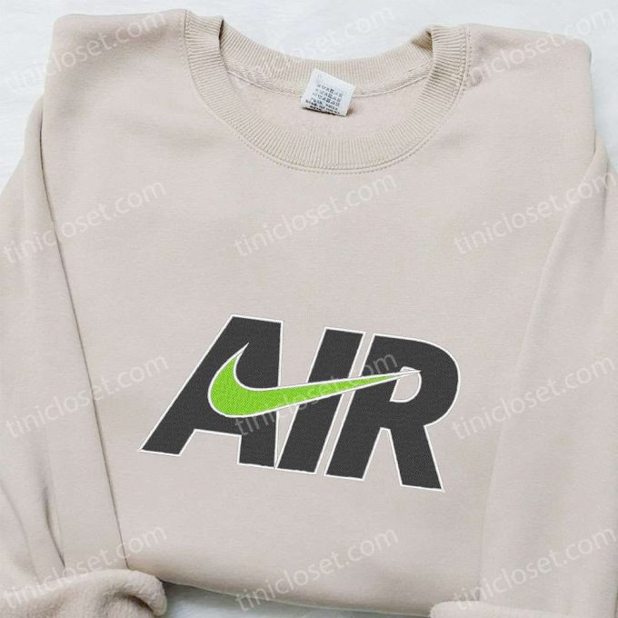 Air X Swoosh Embroidered Sweatshirt: Nike Inspired Shirt Perfect Family Gift