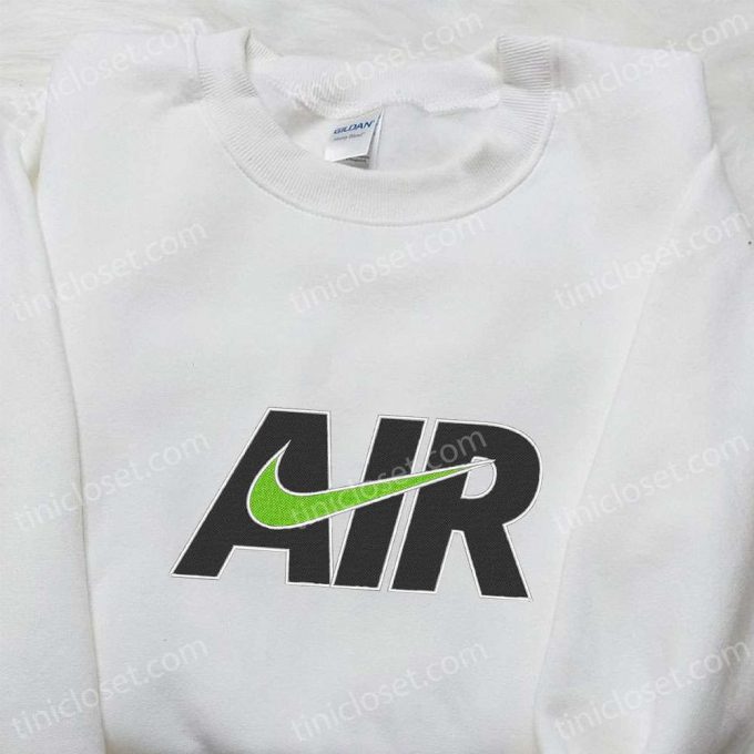 Air X Swoosh Embroidered Sweatshirt: Nike Inspired Shirt Perfect Family Gift