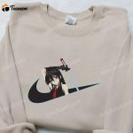 Stylish Akame x Nike Anime Embroidered Hoodie & Shirts: Akame ga Kill! & Nike Inspired D Gift for Men Women