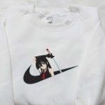 Stylish Akame x Nike Anime Embroidered Hoodie & Shirts: Akame ga Kill! & Nike Inspired D Gift for Men Women