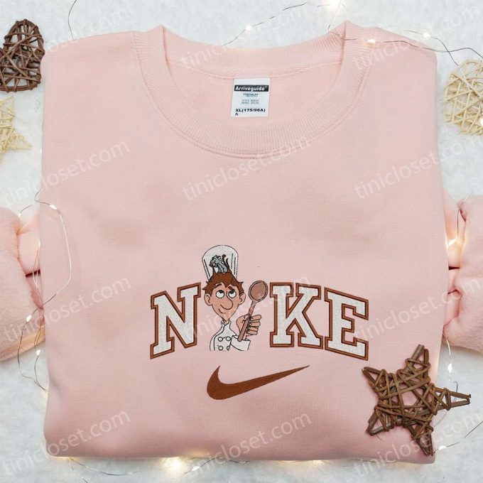 Disney Characters Embroidered Sweatshirt &Amp; T-Shirt: B Gift For Men Women Family Gift Ideas Alfredo Linguini X Nike Collection