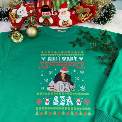 All I Want For Christmas: SZA Ugly Sweatshirt – Festive and Trendy Apparel for the Holidays