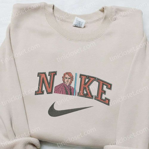 Anakin Skywalker x Nike Movie Embroidered Shirt – Star Wars Custom Tee