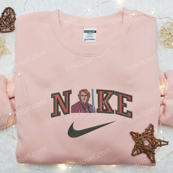 Anakin Skywalker X Nike Movie Embroidered Shirt – Star Wars Custom Tee