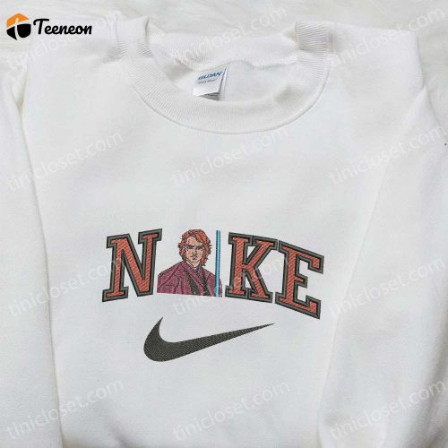 Anakin Skywalker x Nike Movie Embroidered Shirt – Star Wars Custom Tee