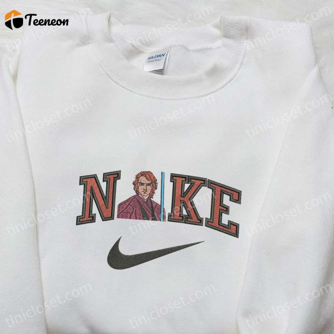 Anakin Skywalker X Nike Movie Embroidered Shirt – Star Wars Custom Tee