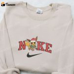 Anime Eeve Xmas Hat x Nike Christmas Embroidered Sweatshirt – Movie Shirt B Gift for Men Women Xmas Gift Ideas