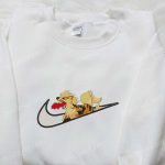 Arcanine x Swoosh Anime Hoodie: Cool Embroidered Clothing for Family – B Gift for Men Women Gift Ideas!