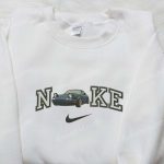 Aston Martin x Nike Embroidered Shirt: Stylish Vintage Car Collaboration