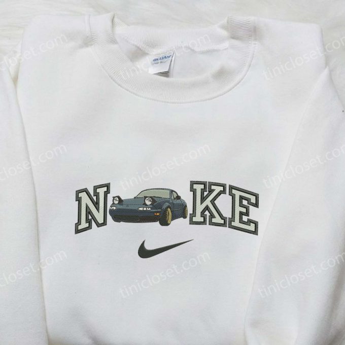 Aston Martin X Nike Embroidered Shirt: Stylish Vintage Car Collaboration