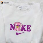 Baby Angel x Nike Cartoon Embroidered Sweatshirt: B Gift for Men Women Nike Inspired Shirt Perfect Birthday Gift Idea