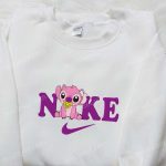 Baby Angel x Nike Cartoon Embroidered Sweatshirt: B Gift for Men Women Nike Inspired Shirt Perfect Birthday Gift Idea