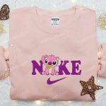 Baby Angel x Nike Cartoon Embroidered Sweatshirt: B Gift for Men Women Nike Inspired Shirt Perfect Birthday Gift Idea