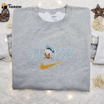 Baby Donald Duck x Nike Cartoon Embroidered Shirt – Custom B Gift for Men Women Gift Idea for Birthdays