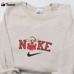 Baby Yoda Gift Christmas x Nike Embroidered Sweatshirt – Movie Christmas Shirt for the B Gift for Men Women Christmas Gift Ideas