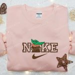 Baby Yoda x Nike Movie Embroidered Shirt – Nike Inspired B Gift for Men Women Family Gift