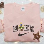 Baby Yoda x Nike Movie Embroidered Sweatshirt and T-shirt: B Gift for Men Women Custom Birthday Gift Ideas