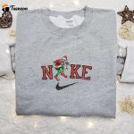 Bad Bunny Grinch Christmas x Nike Sweatshirt – Movie Embroidered Shirt & B Gift for Men Women Gift Ideas