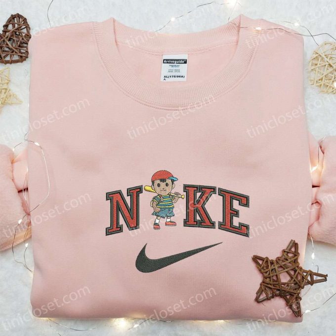 Nike Baseball Boy N Gift For Men Women Badge Embroidered Shirt: Perfect Family Gift With Nike Inspiration