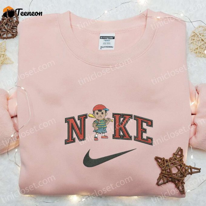 Nike Baseball Boy N Gift For Men Women Badge Embroidered Shirt: Perfect Family Gift With Nike Inspiration