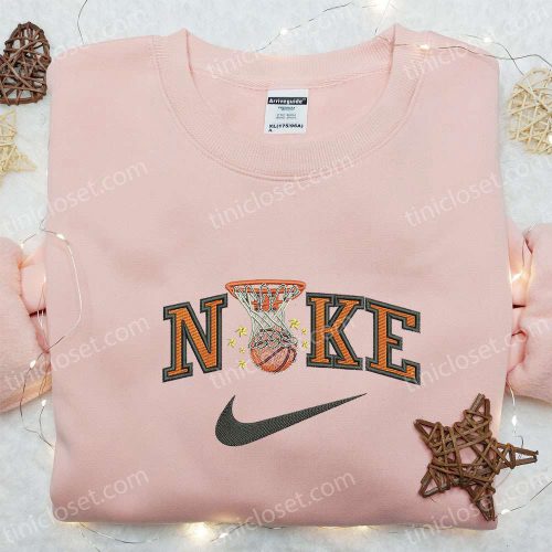 Nike Basketball Sport Embroidered Sweatshirt & Shirt: NBA Inspired Apparel for Athletes