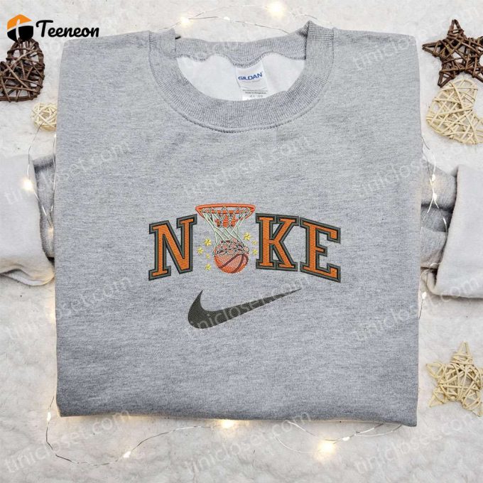 Nike Basketball Sport Embroidered Sweatshirt &Amp;Amp; Shirt: Nba Inspired Apparel For Athletes