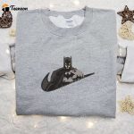 Batman x Nike Swoosh Movie Embroidered Shirt – DC Comic Inspired Nike Shirt