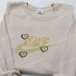 Be Mine Xo with Love x Nike Embroidered Hoodie & Shirt: B Gift for Men Women Valentine’s Gift Ideas