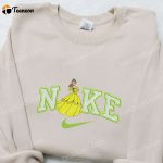 Belle x Nike Cartoon Embroidered Shirt: B Gift for Men Women Nike-inspired Gift for Family