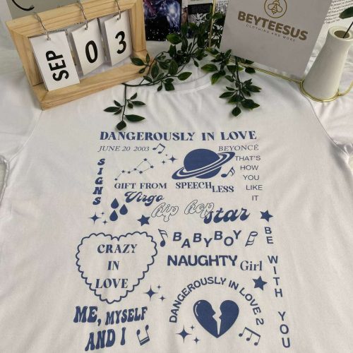 Beyonce Dangerously In Love Album Shirt: Stylish & Iconic Merch for Fans