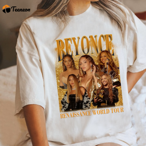 Beyonce Renaissance 90s Vintage Graphic Shirt: Iconic Style Revived with a Modern Twist!