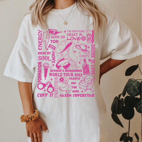 Beyoncé Song Tracklist Shirt: Stylish & Iconic Tee with Her Greatest Hits