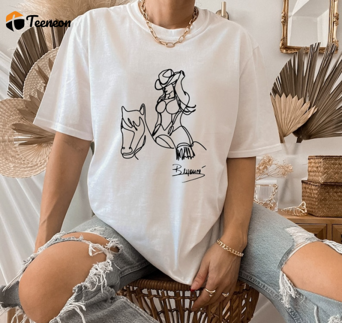 Stylish Beyoncé Renaissance Outline Shirt: Elevate Your Fashion Game With Iconic Design