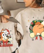 Spread Holiday Cheer with the Bingo Christmas 2 Sided Shirt – Festive Design for Game Lovers!