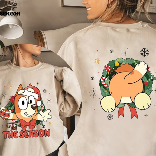 Spread Holiday Cheer with the Bingo Christmas 2 Sided Shirt – Festive Design for Game Lovers!