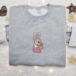 Bingo Easter Bluey Embroidered Shirt & Thanksgiving Hoodie – B Gift for Men Women Holiday Gift Ideas