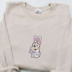 Bingo Easter Embroidered Shirt & Bluey Cartoon Hoodie – Perfect Thanksgiving Day Gift Ideas