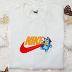 Bluey x Nike Cartoon Embroidered Shirt – Custom Trendy & Exclusive Nike Embroidered Shirt