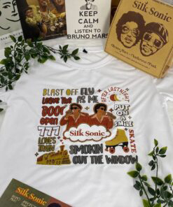 Silk Sonic Album Shirt: Exclusive Bruno Mars and Anderson Paak Merchandise