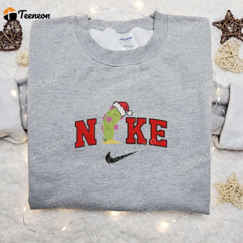 Cactus Xmas Hat x Nike: F Gift for Men Women Embroidered Sweatshirt & Shirt – Top Christmas Gift Ideas