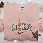 Exclusive Captain Morgan Bottle x Nike Embroidered Shirt – Unique Nike Inspired D Gift for Men Women