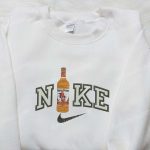 Exclusive Captain Morgan Bottle x Nike Embroidered Shirt – Unique Nike Inspired D Gift for Men Women